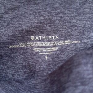 Athleta Leggings
Salutation Stash Pocket II Softluxe Tight